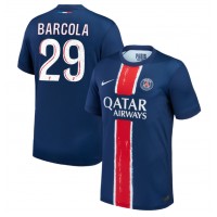 Muški Nogometni Dres Paris Saint-Germain Bradley Barcola #29 Domaci 2024-25 Kratak Rukav